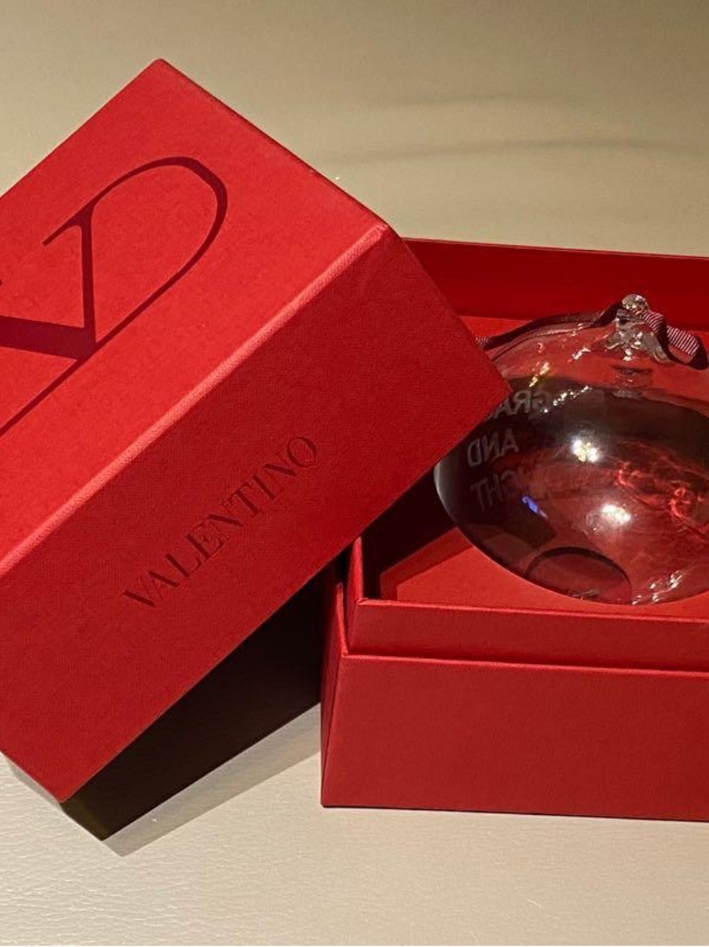 Valentino Christmas glass ball